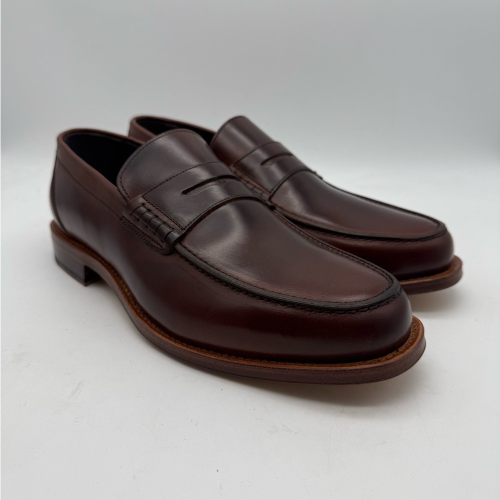 BRAND NEW $395 Crosby Square New Haven Leather Penny Loafers 501948 Size 10